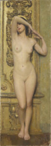 Giacomo Grosso (Cambiano 1860, Torino 1938) Nudo di donna Olio su tela